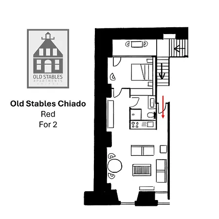 Old Stables Chiado - 1 Bedroom In The Red Heart Of Apartment *